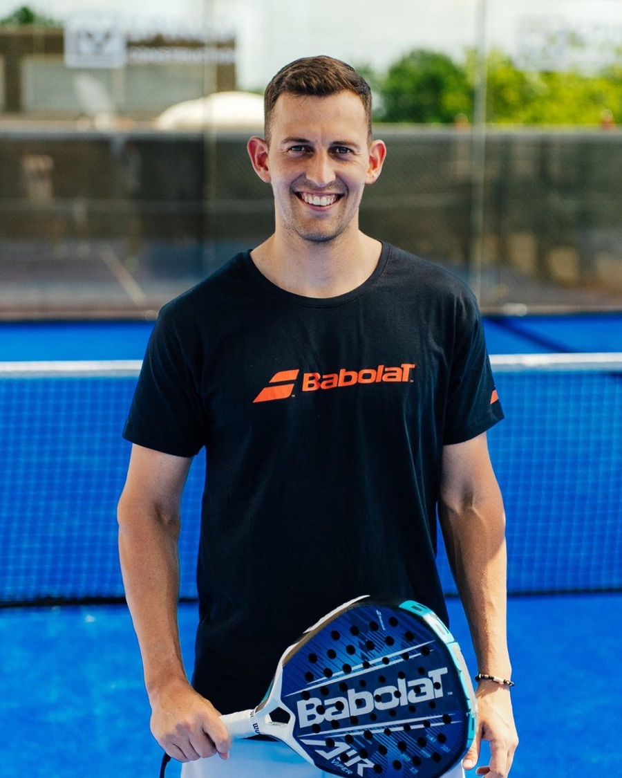 Robin Wenger, coach de la Wenger Padel Academy